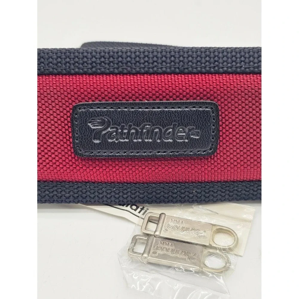 Pathfinder Luggage Shoulder Strap Unisex OS New Red Black  Padded YKK Pulls